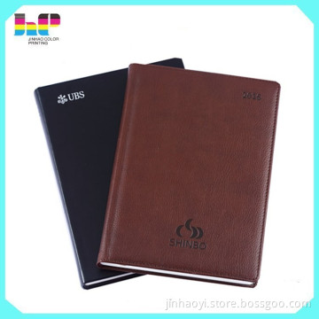 hot sale custom notebook with leather cover printing